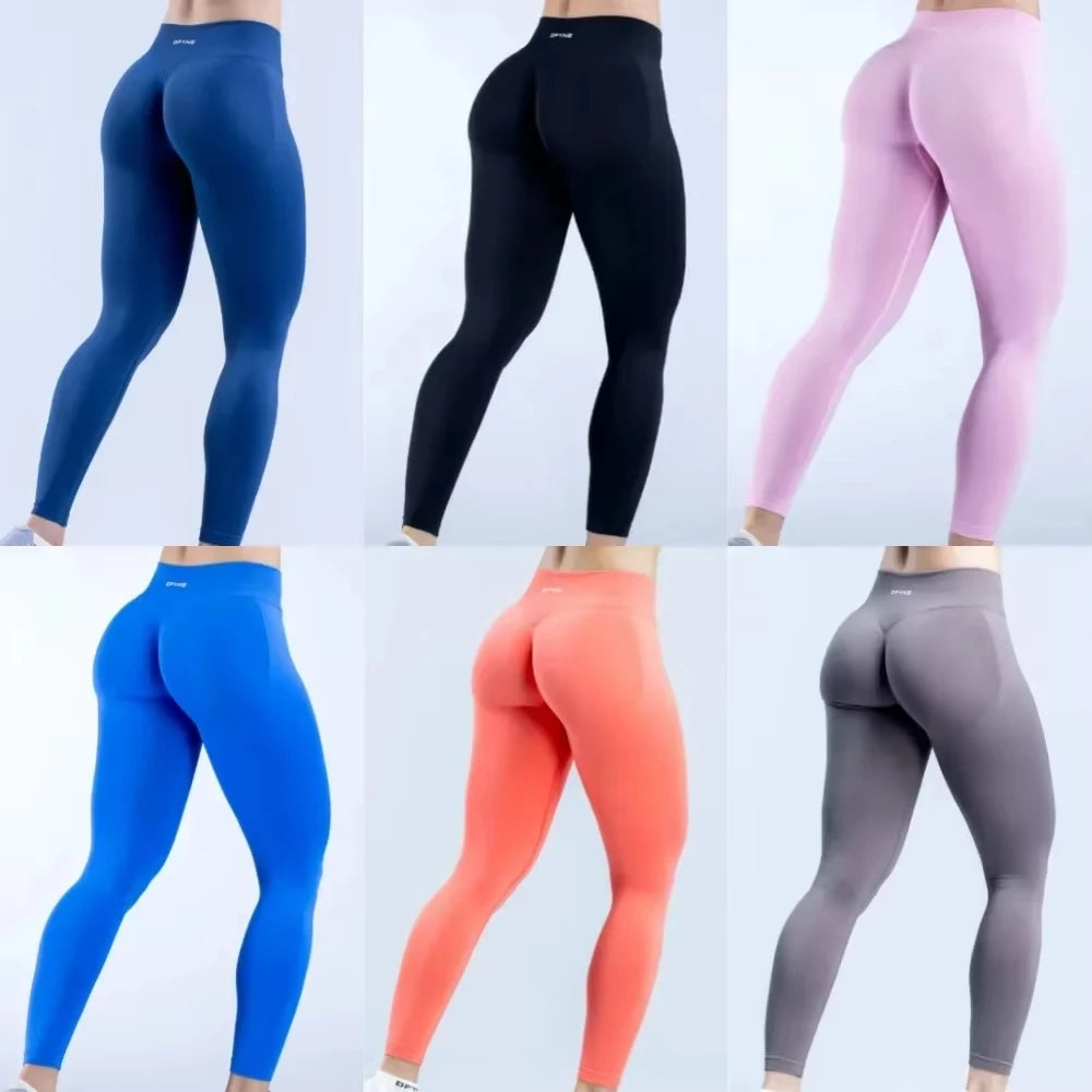 Seamless High Waist Hip Lift Belly Tight Yoga Pants